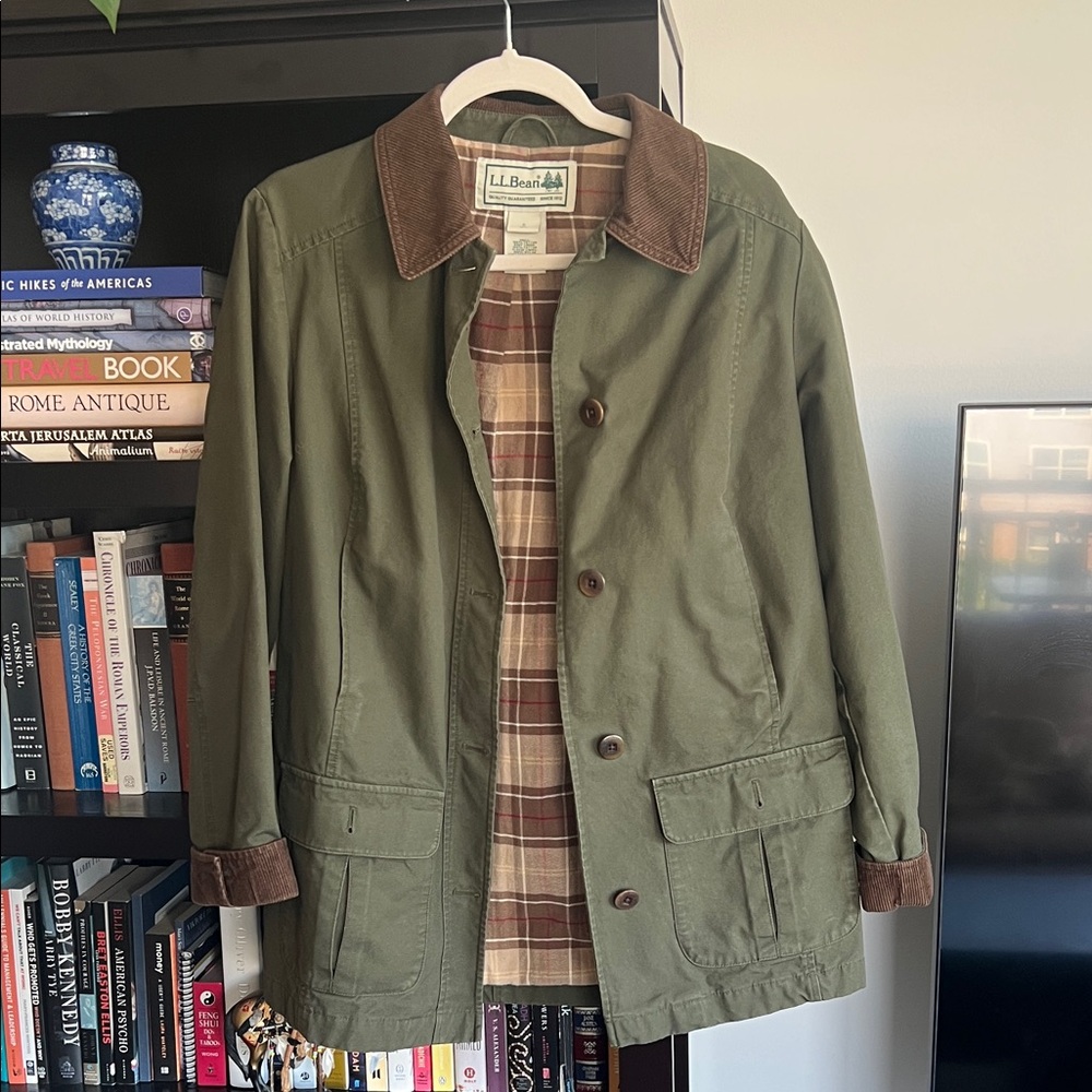 LL Bean Women’s Flannel-Lined Barn Coat